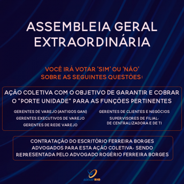 Edital da Ação Coletiva do \'Porte Unidade\'