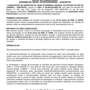 EDITAL DE CONVOCAÇÃO ASSEMBLEIA GERAL